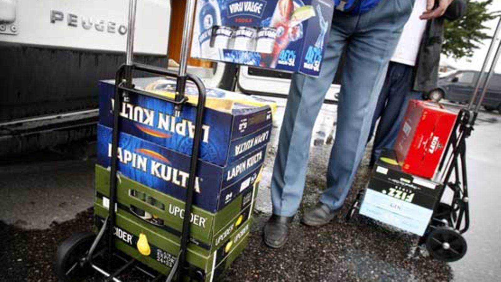 Alkoholintuonti Virosta on laskussa.
