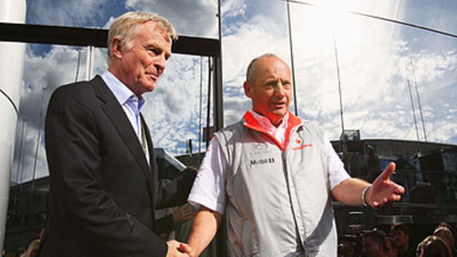 Max Mosley, Ron Dennis, kuva: Mark Thompson/Getty Images