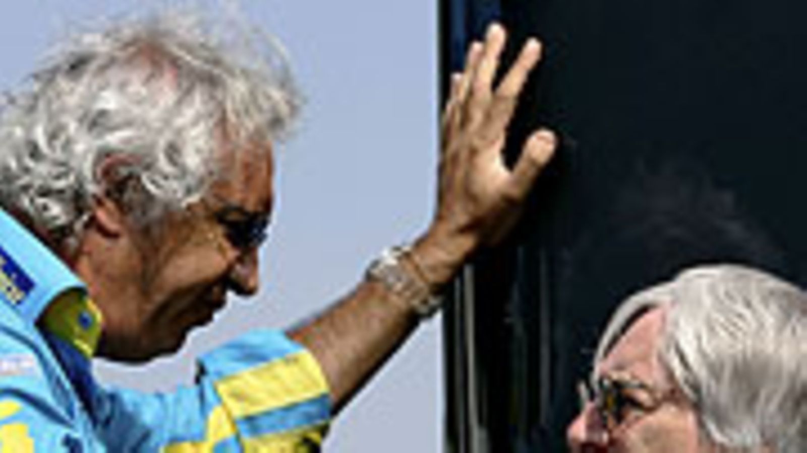 Flavio Briatore ja Bernie Ecclestone (Kuva: Paul Gilham/Getty Images)