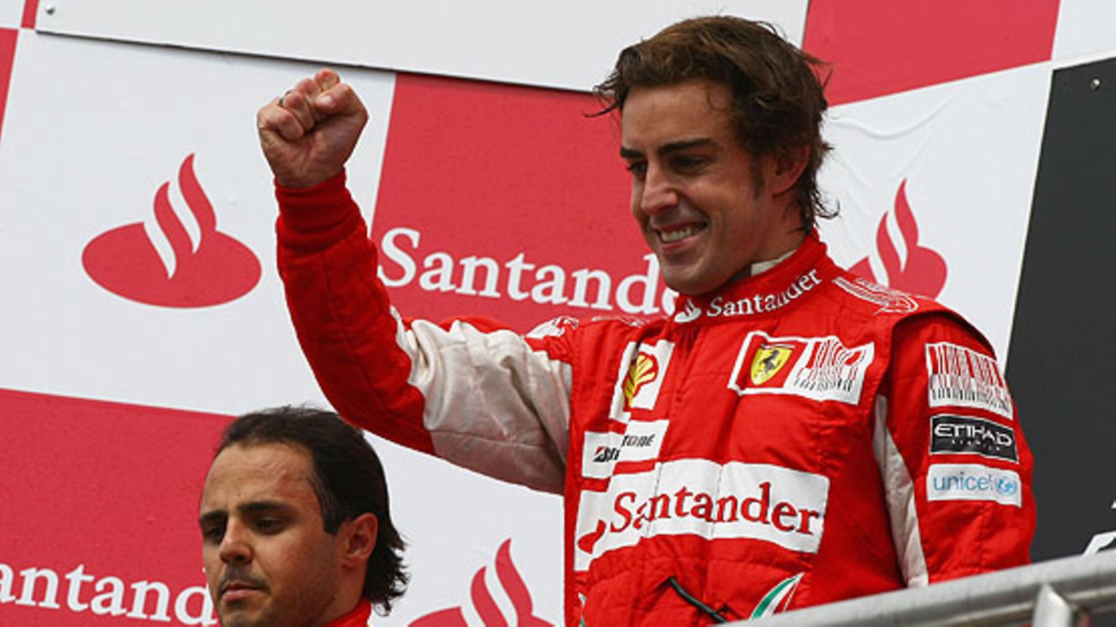 Fernando Alonso ja Felipe Massa, kuva:  Andrew Hone/Getty Images