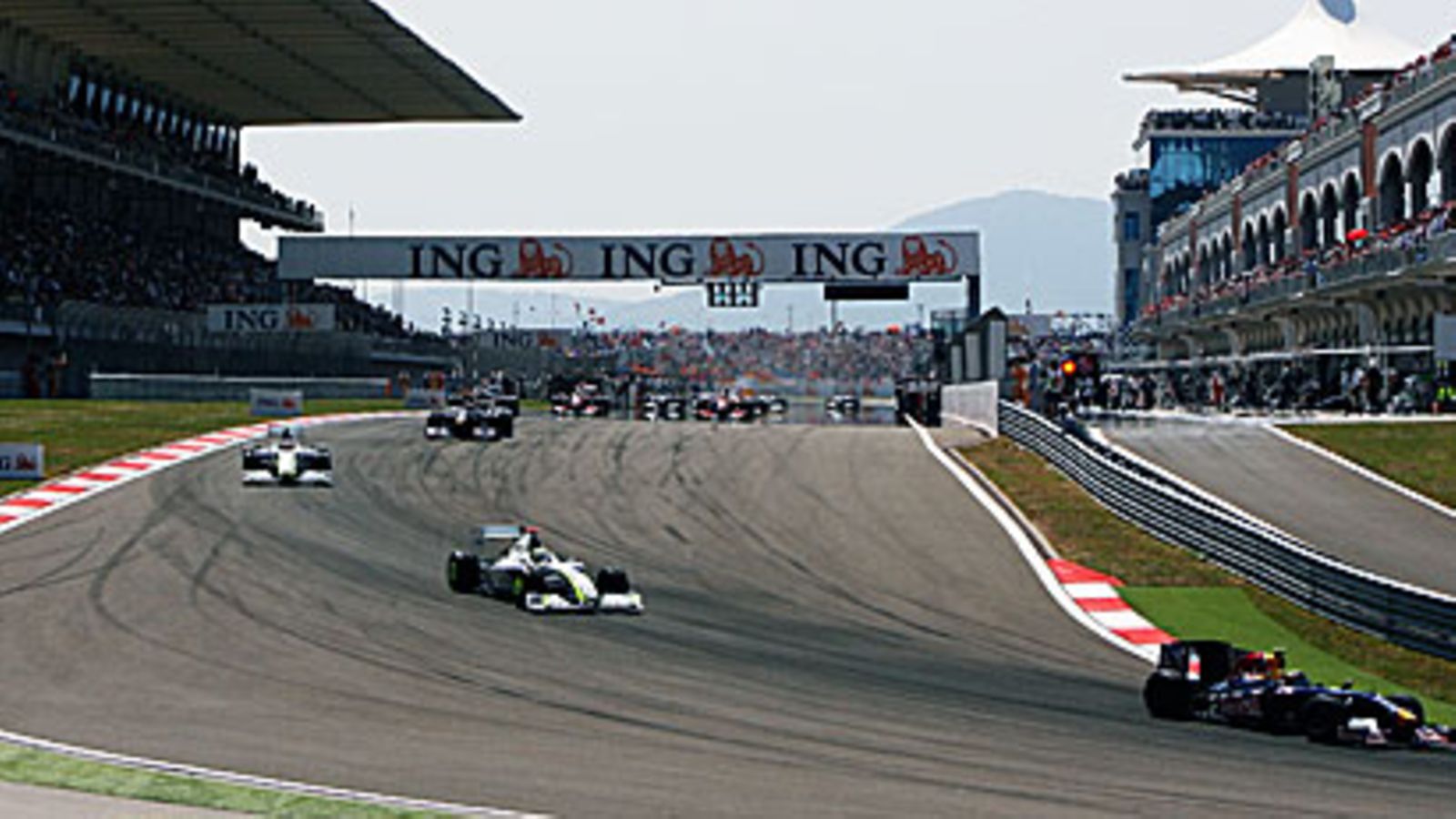 Formula yksi, kuvitus. Kuva: Paul  Gilham/GETTY.