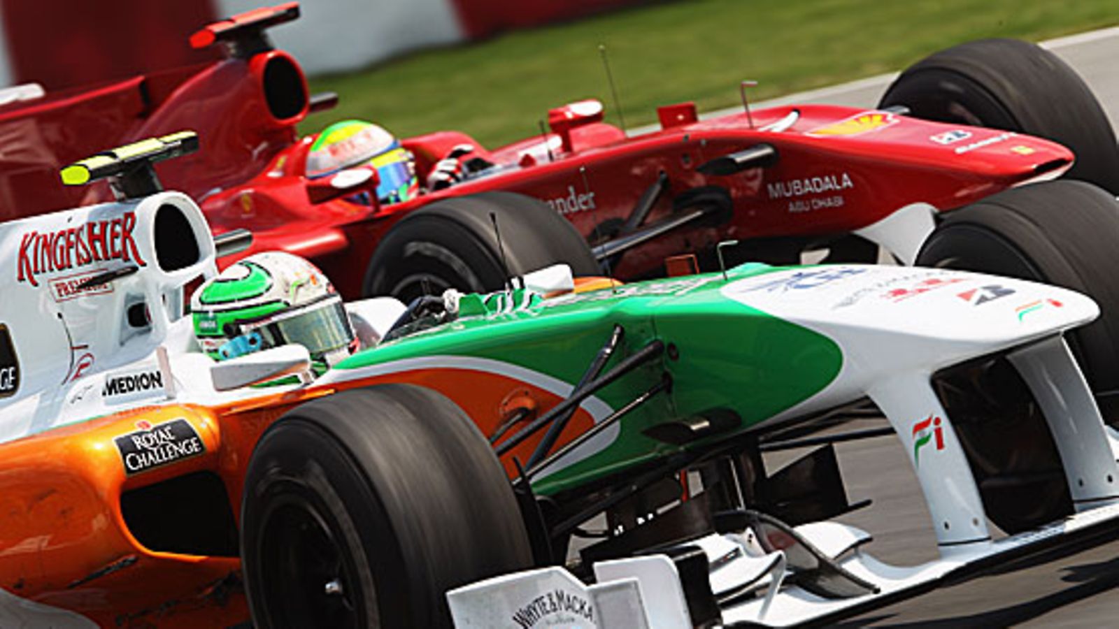 Vitantonio Liuzzi ja Felipe Massa, kuva: Mark Thompson/Getty Images