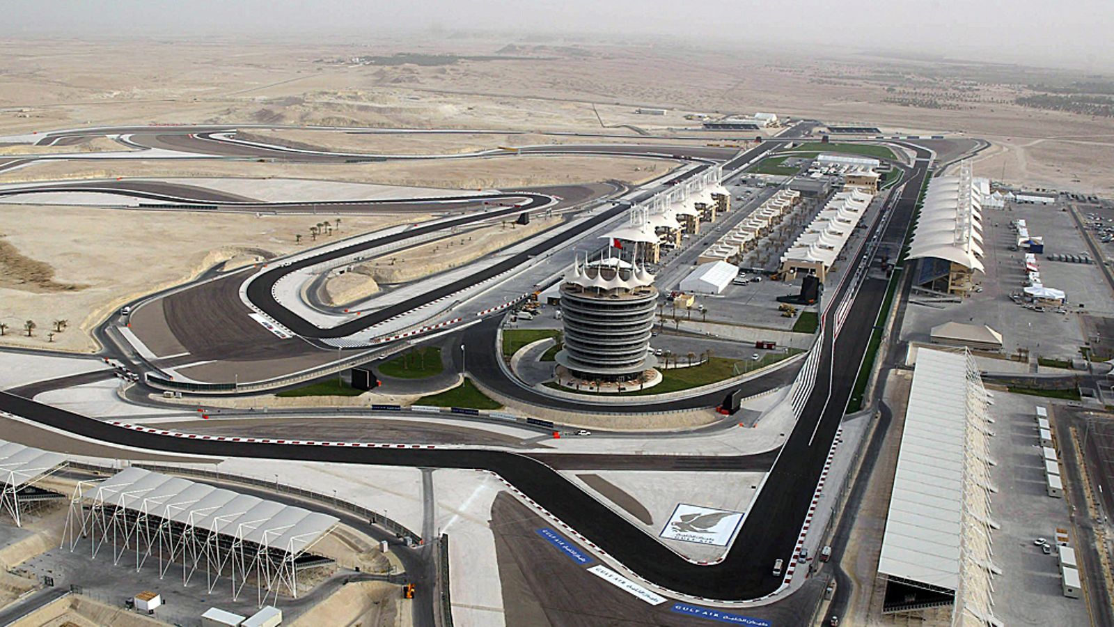 Sakhirin rata Bahrainissa. Kuva: Bryn Williams/POOL/EPA.