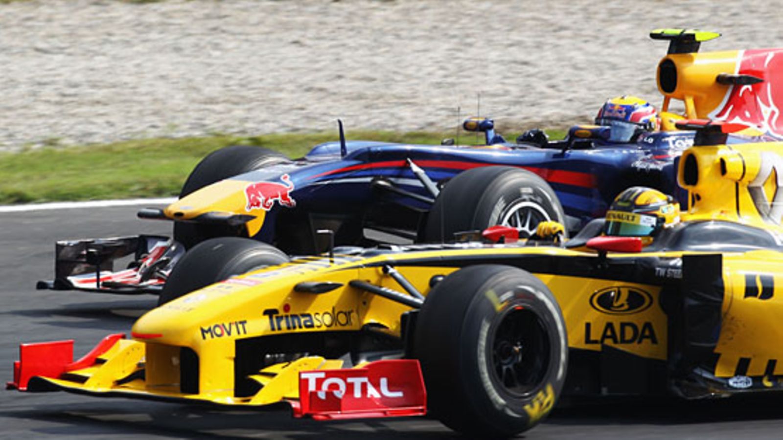 Robert Kubica ja Mark Webber, kuva: Paul Gilham/Getty Images