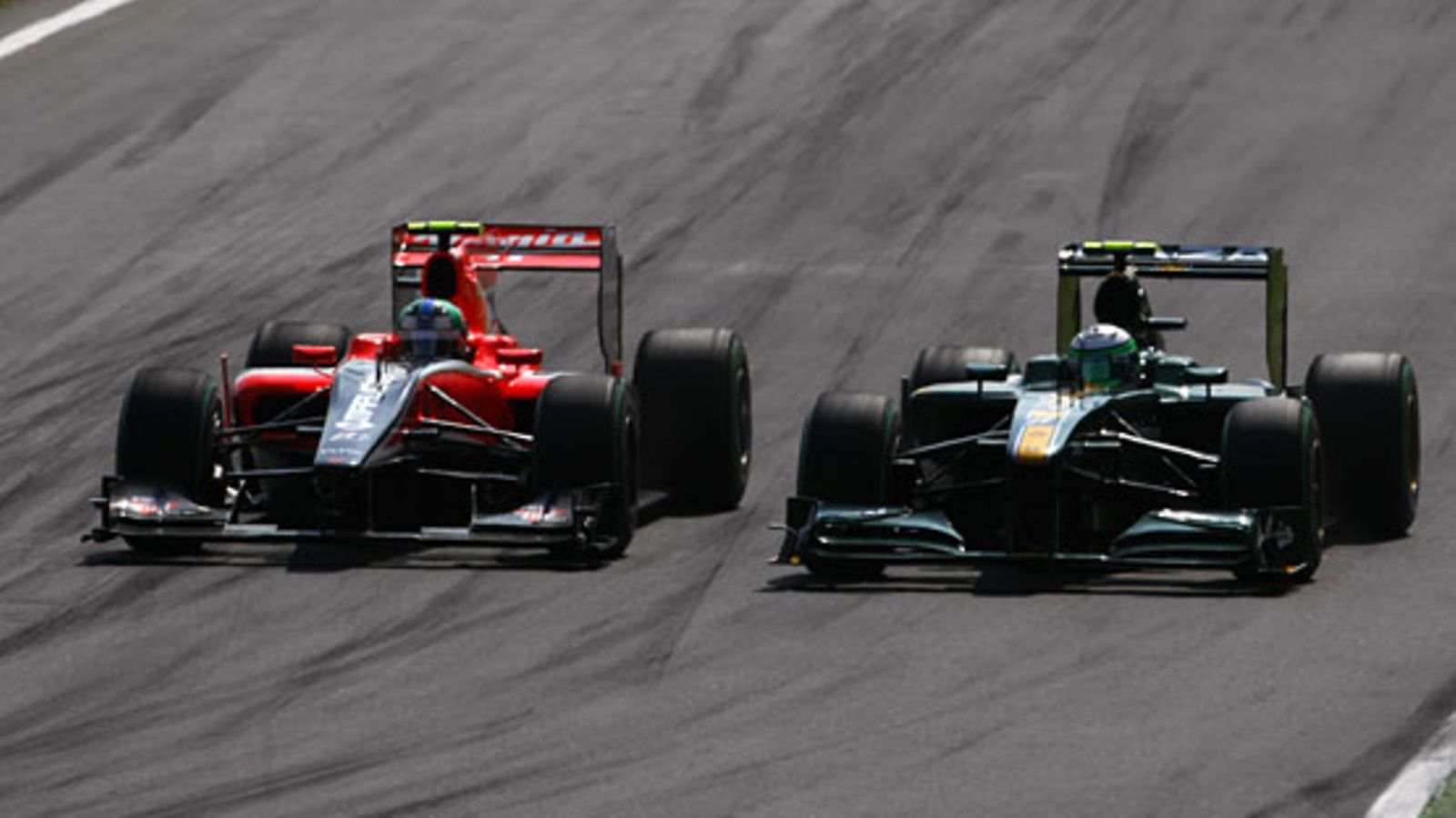 Heikki Kovalainen ja Lucas di Grassi, kuva: Lotus