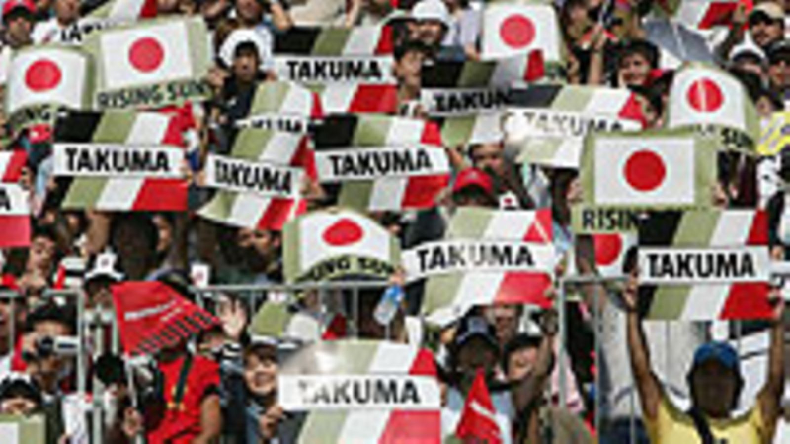 Takuma Saton faneja Suzukassa, kuva: Mark Thompson
