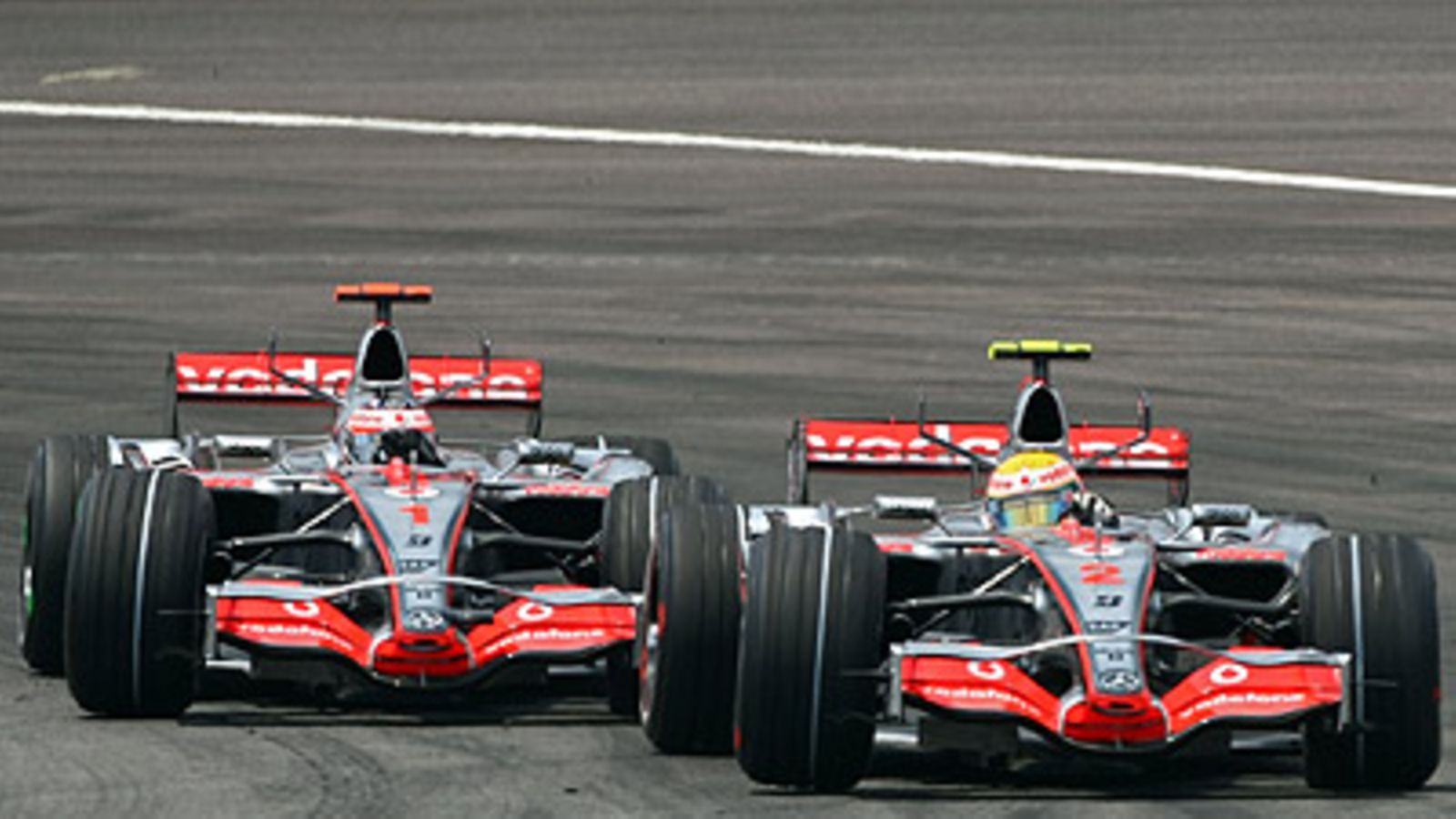 Lewis Hamilton ja Fernando Alonso, kuva: Clive Mason/Getty Images