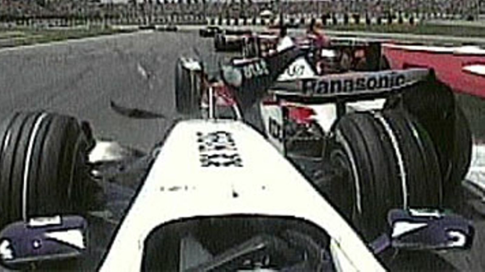 Alex Wurz kolaroi Ralf Schumacherin kanssa, Kuva: MTV Oy