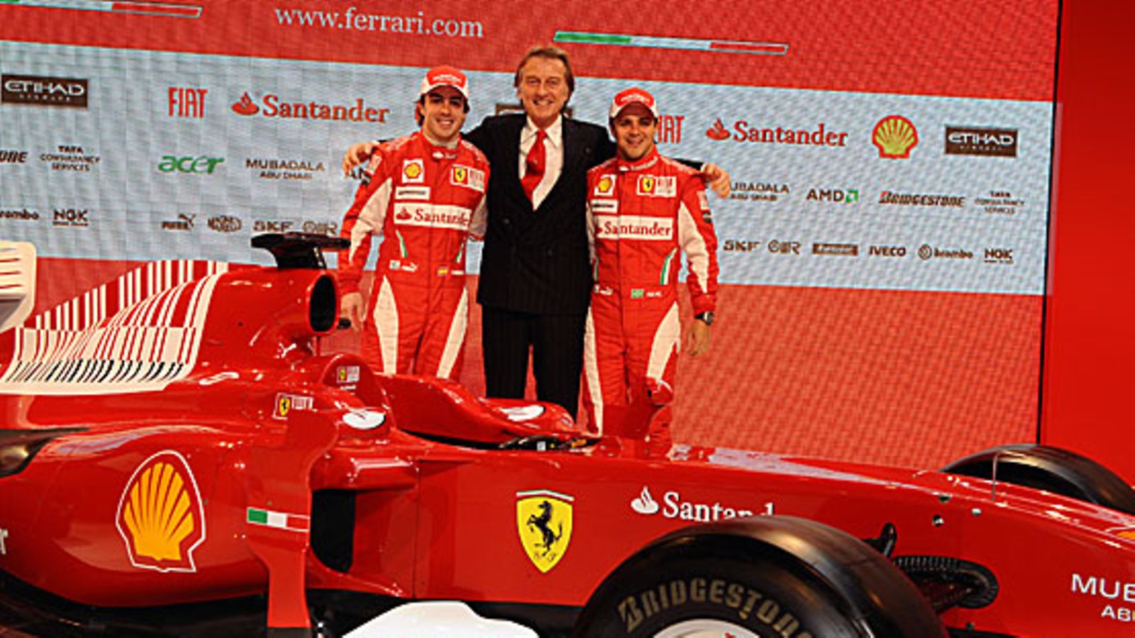 Ferrari F10 paljastetaan Fioranossa. Kuva: ferrari.com.