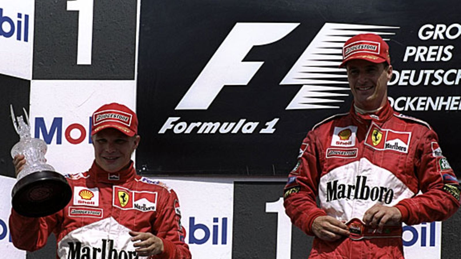 Mika Salo, Eddie Irvine, kuva:Getty/Michael Cooper