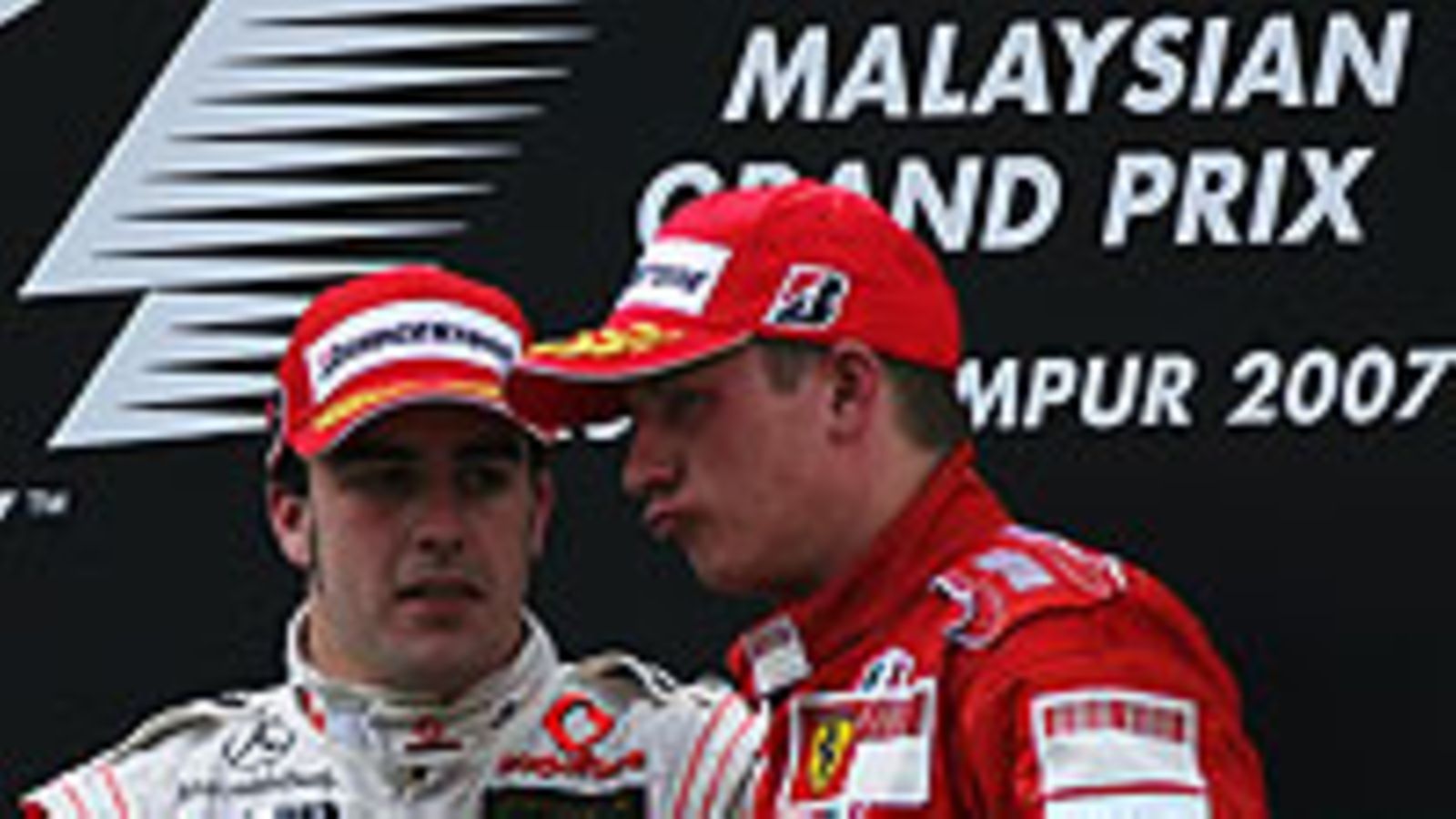 Fernando Alonso, Kimi Räikkönen, kuva: Lars Baron/Bongarts/Getty Images