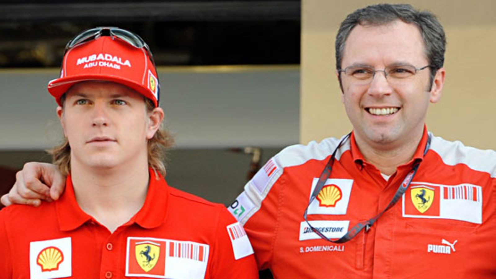 Kimi Räikkönen ja Stefano Domenicali, kuva: EPA/PETER STEFFEN