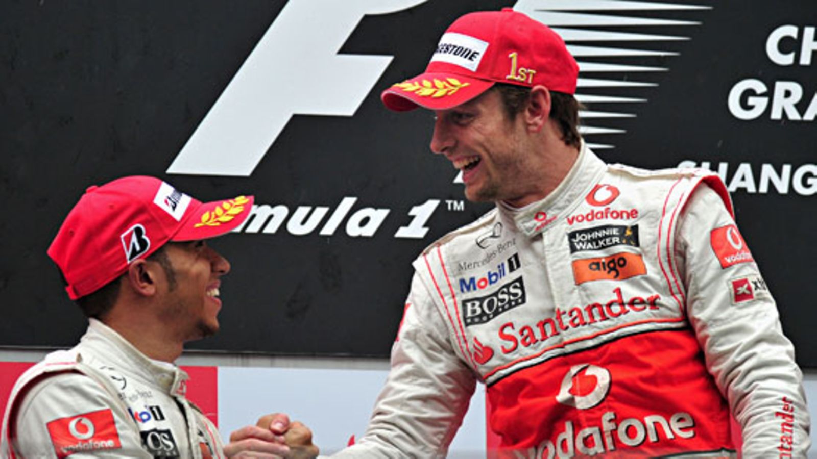 Jenson Button ja Lewis Hamilton, Photo: Clive Mason/Getty Images