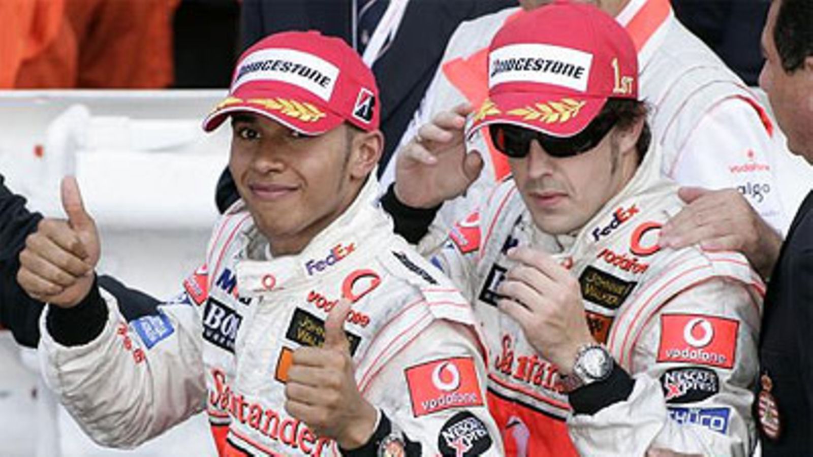 Lewis Hamilton, Fernando Alonso, kuva: McLaren