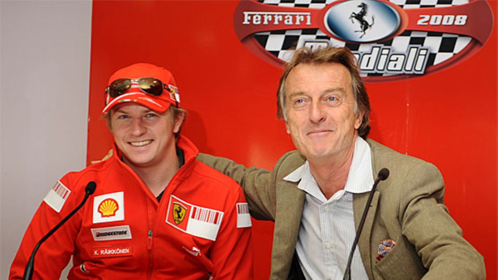 Kimi Räikkönen ja Luca di Montezemolo, kuva: Ferrari