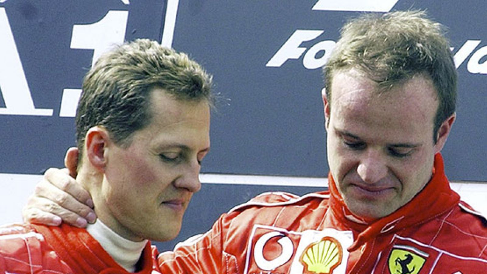 Michael Schumacher, Rubens Barrichello, Itävalta 2002, kuva: Christof Koepsel/Bongarts/Getty Images