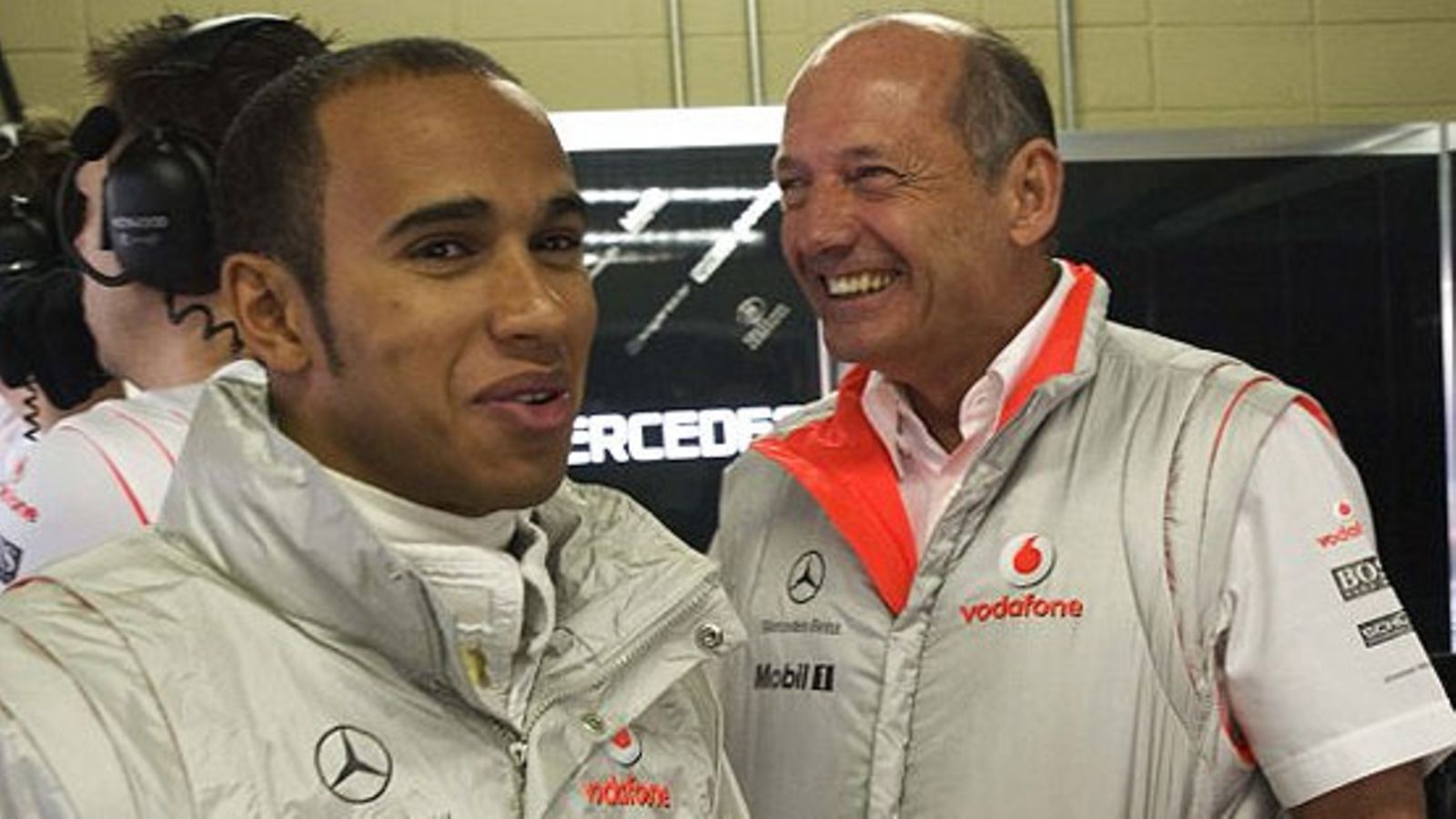 Lewis Hamilton, Ron Dennis, kuva: McLaren