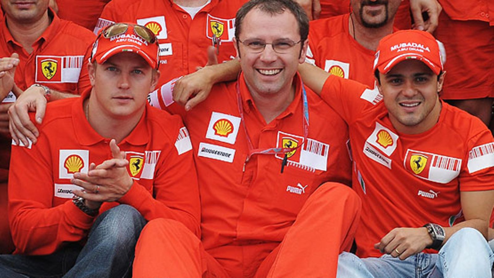 Kimi Räikkönen, Felipe Massa, kuva:  Mark Thompson/Getty Images