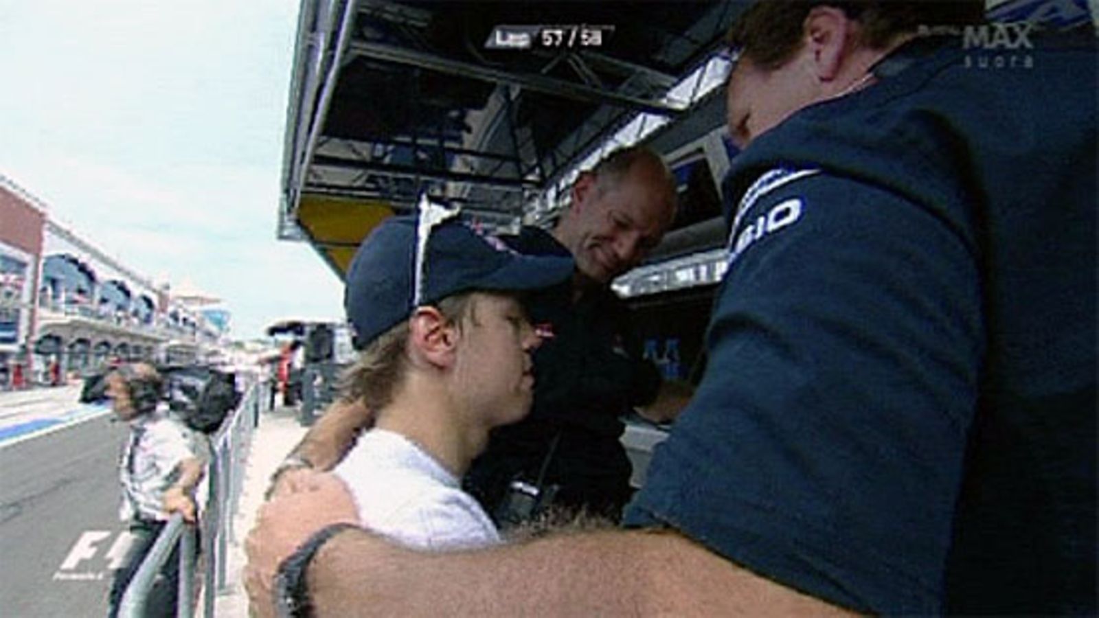 Sebastian Vettel, Christian Horner ja Adrian Newey, kuva: MTV3