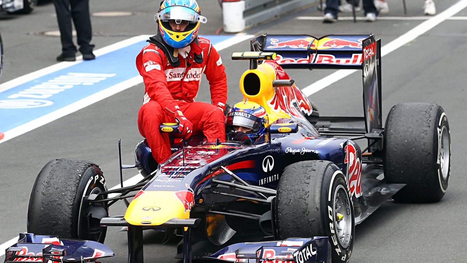 Fernando Alonso ja Mark Webber