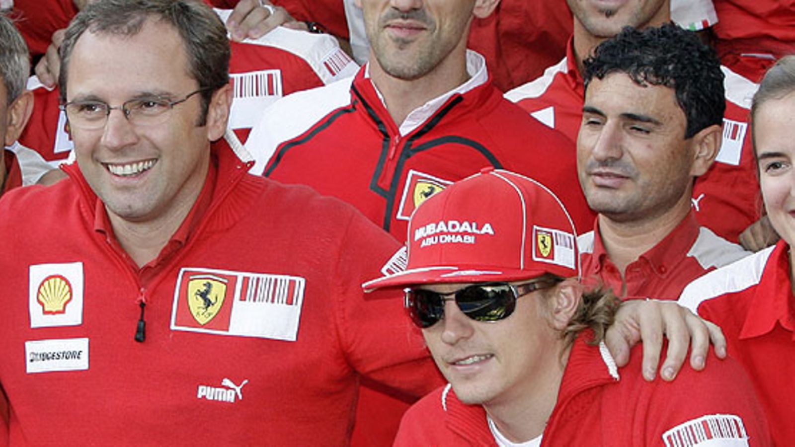 Kimi Räikkönen ja Stefano Domenicali, kuva: EPA/VALDRIN XHEMAJ