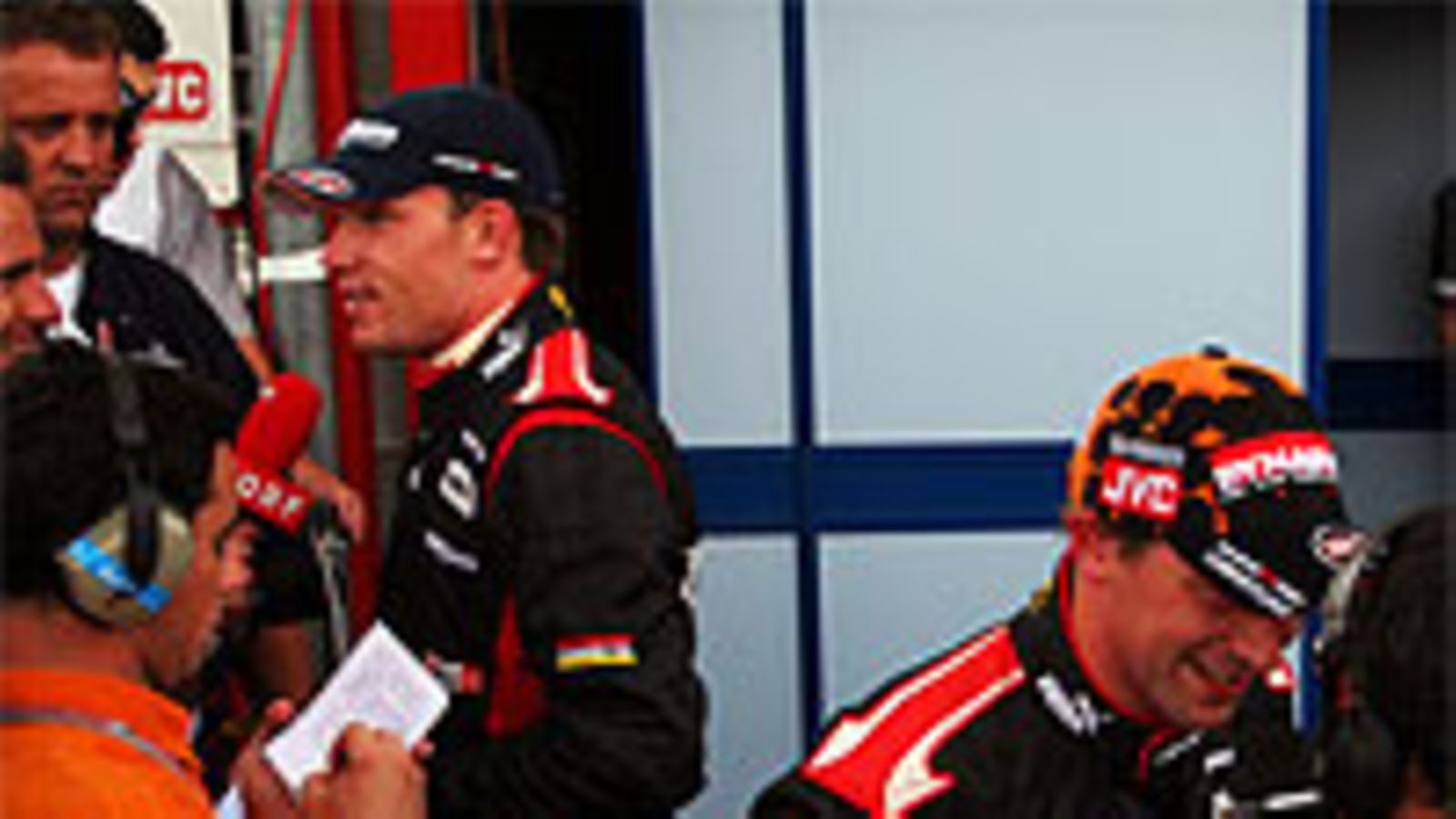 Robert Doornbos ja Christijan Albers, kuva: Minardi
