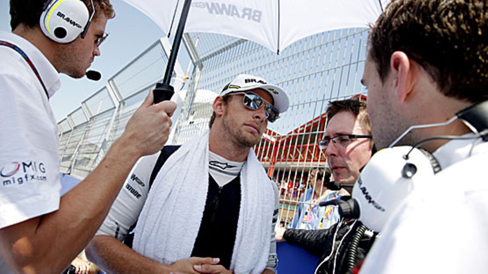 Jenson Button, kuva: EPA/FELIX HEYDER