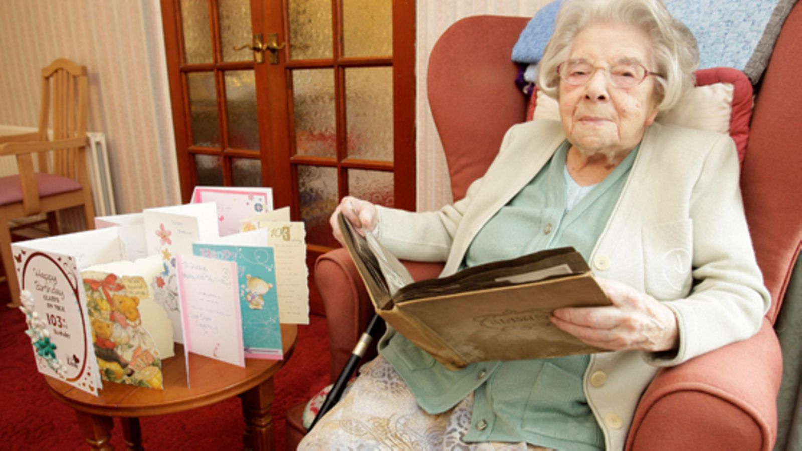Gladys Gough täytti viime vuonna 103 vuotta.