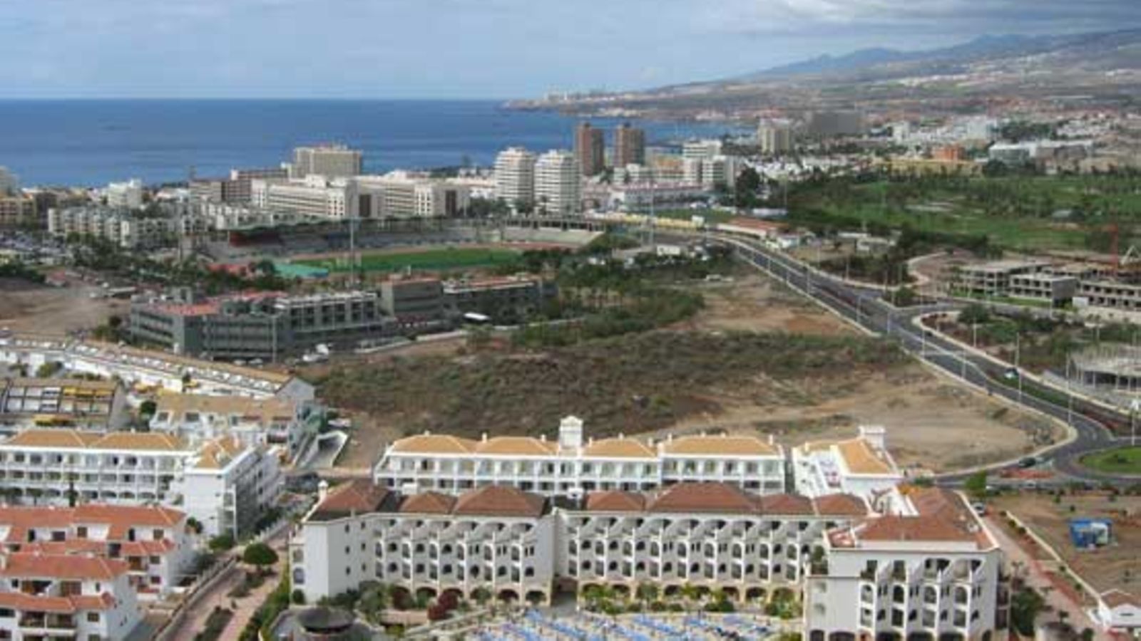 Näkymä Playa de las Américasiin.