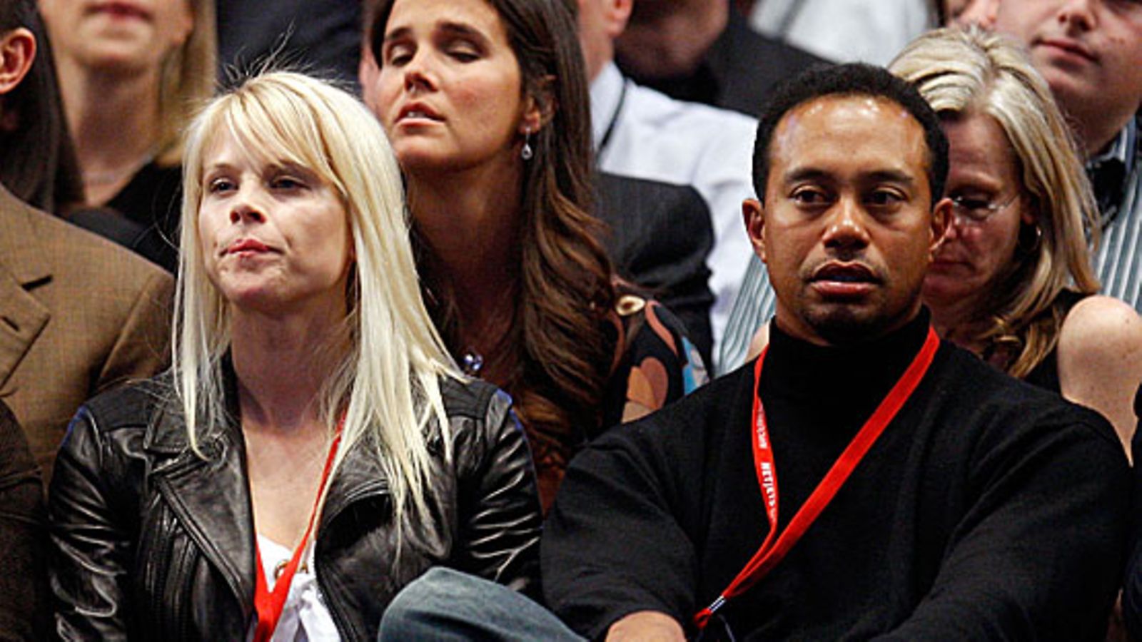 Elin Nordegren ja Tiger Woods vuonna 2008. Kuva: Nick Laham/GETTY.
