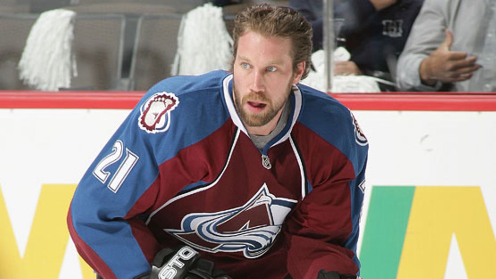 Peter Forsberg Coloradon paidassa vuonna 2008.