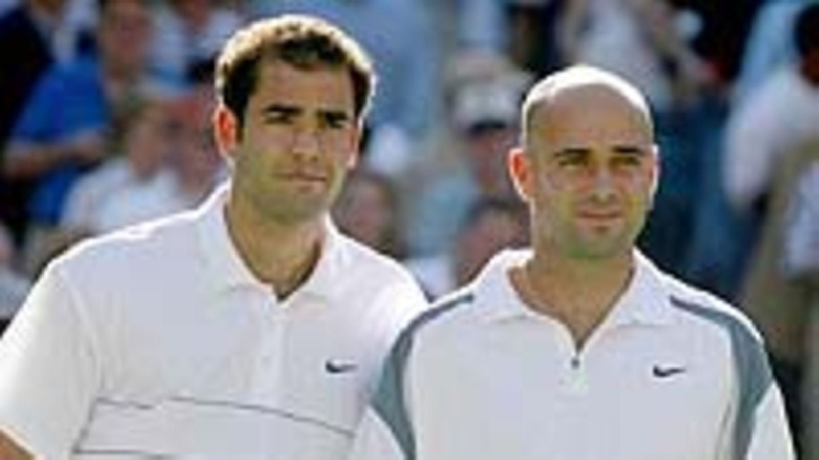 Sampras ja Agassi, Photo: Al Bello / Allsport
