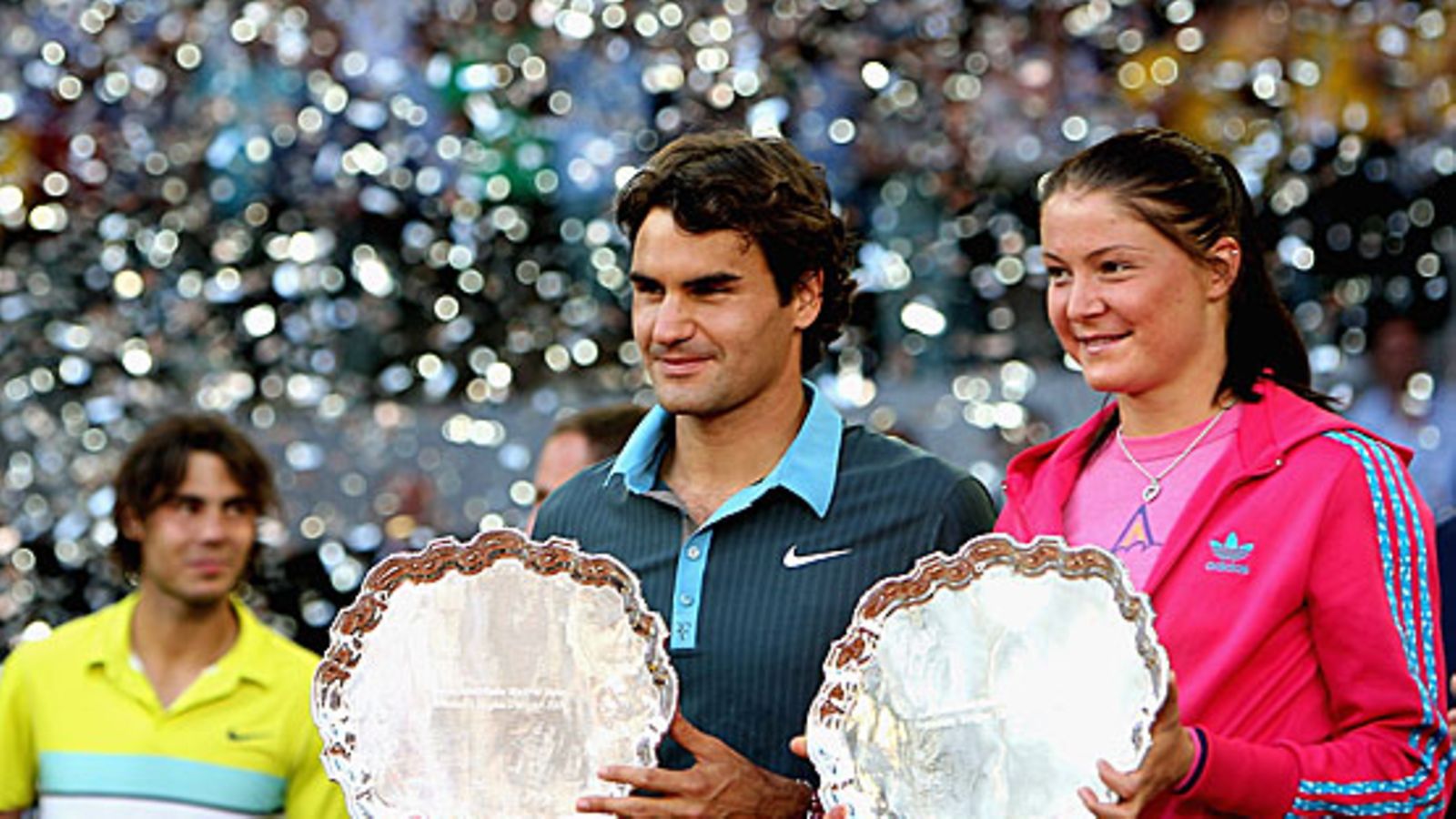 Roger Federer, Dinara Safina, kuva:Getty/Clive Brunskill