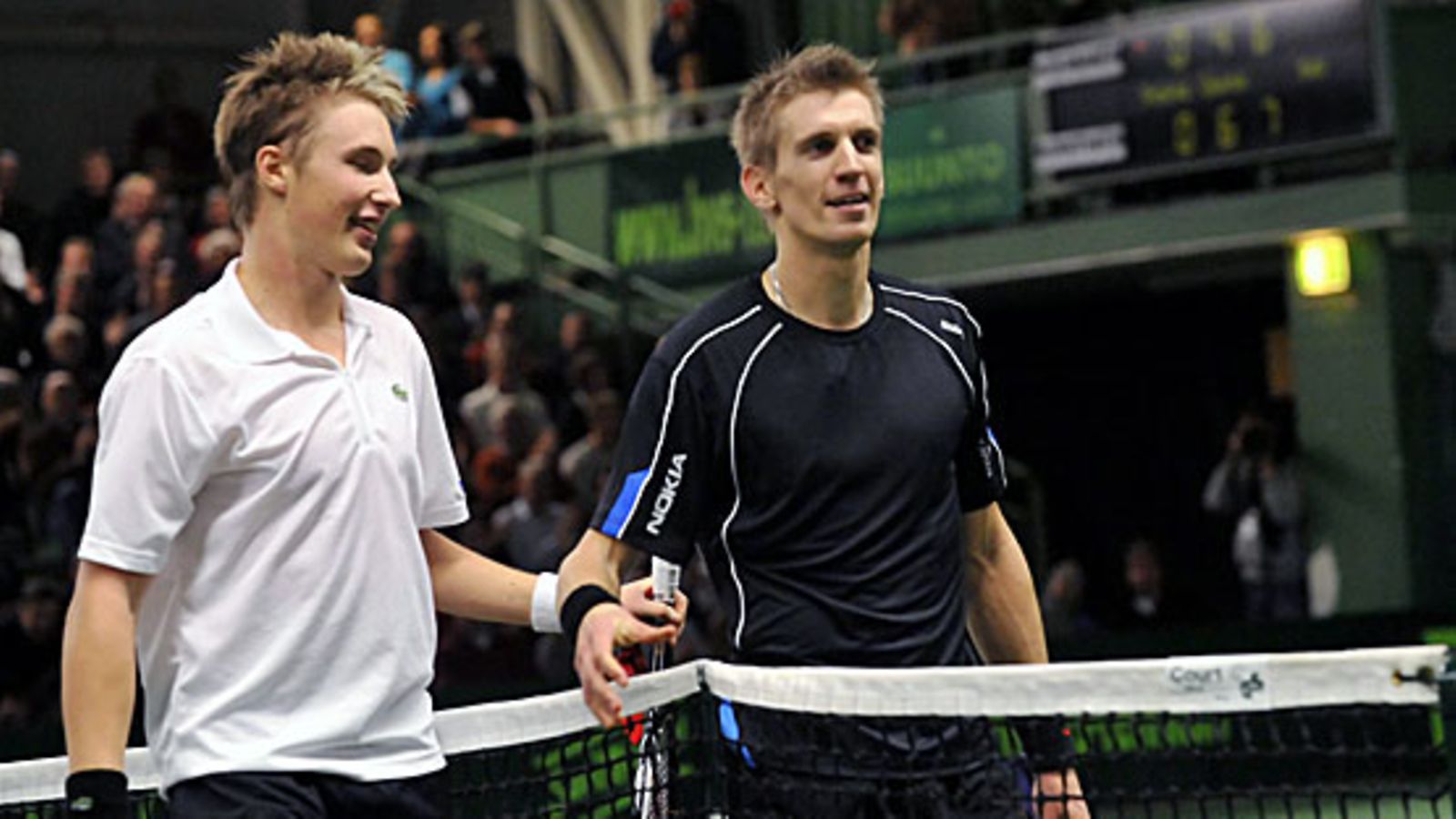 Henri Kontinen ja Jarkko Nieminen. Kuva: Pekka Sakki/LEHTIKUVA.