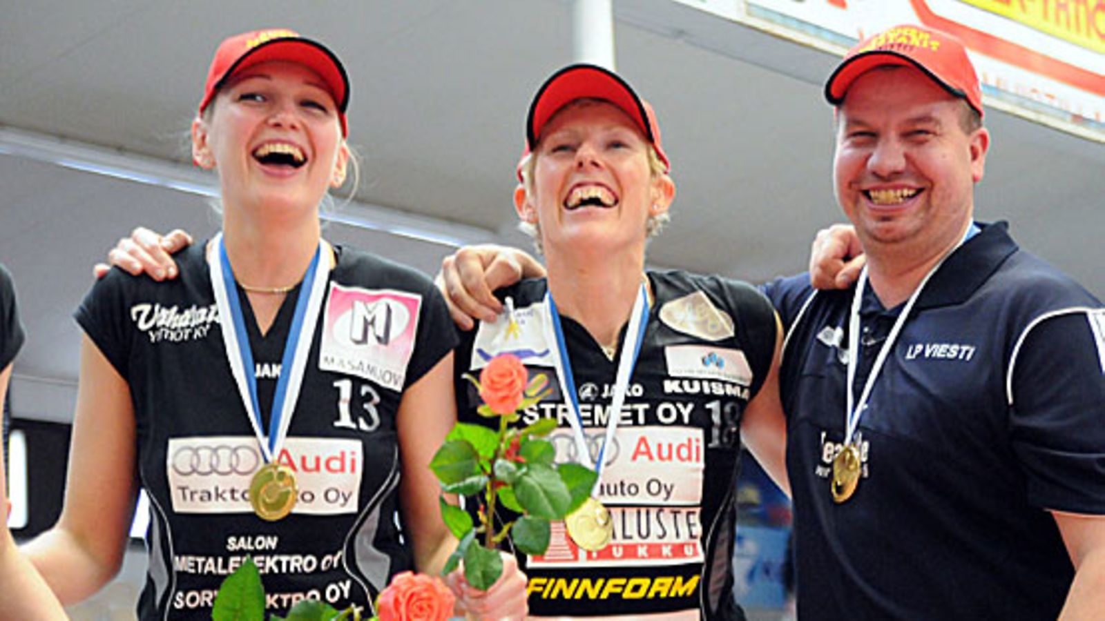 Olga Niemi, Virginie de Carne, Tomi Lemminkäinen, kuva:Lehtikuva/Veli-Matti A. Pitkänen