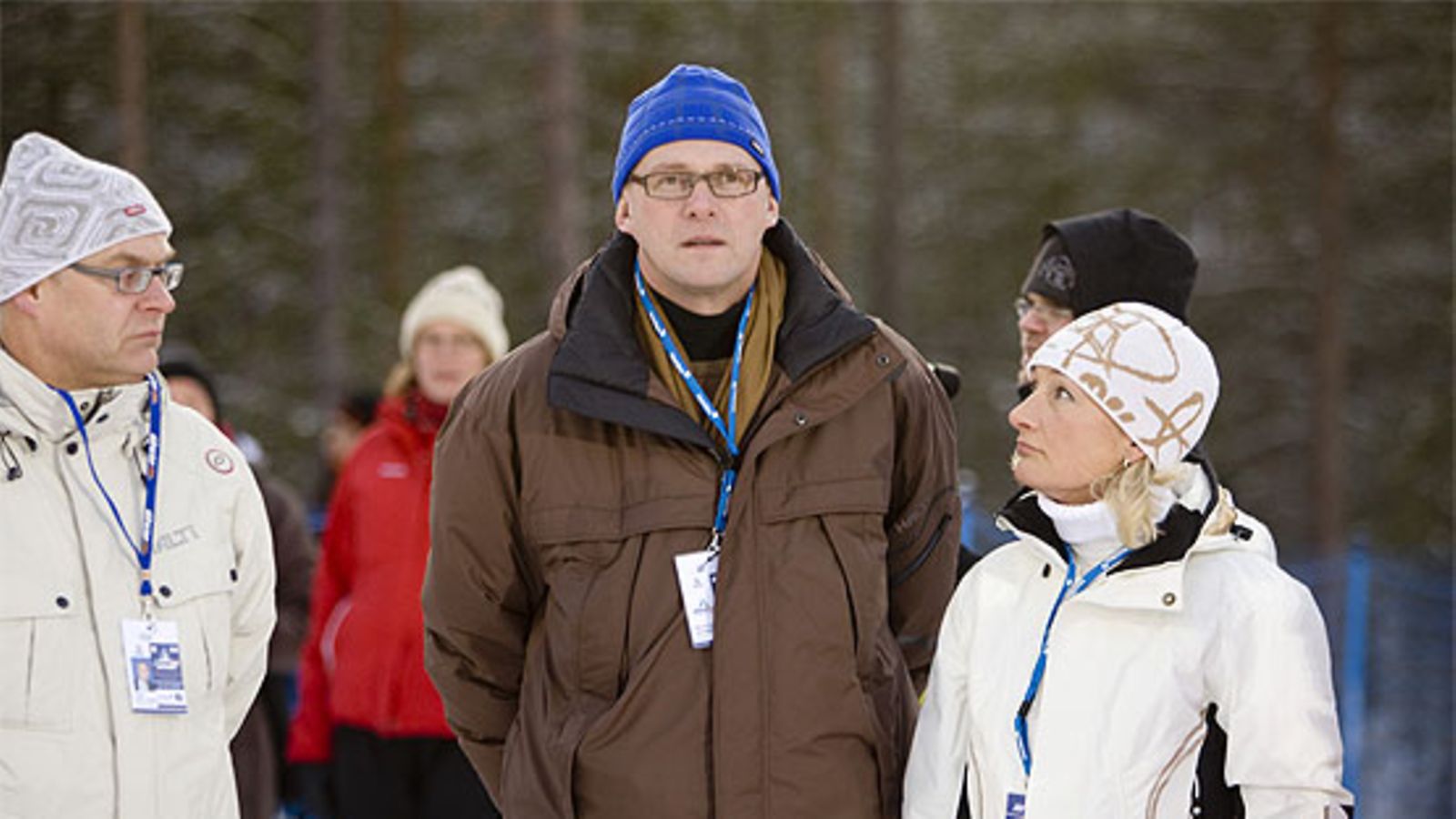 Matti Vanhanen ja Sirkka Mertala (Kuva: Kari Kuukka)