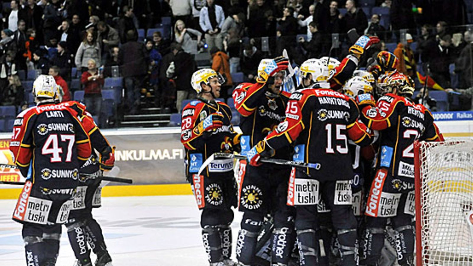 Jokerit juhlii, kuva:Lehtikuva/Pekka Sakki