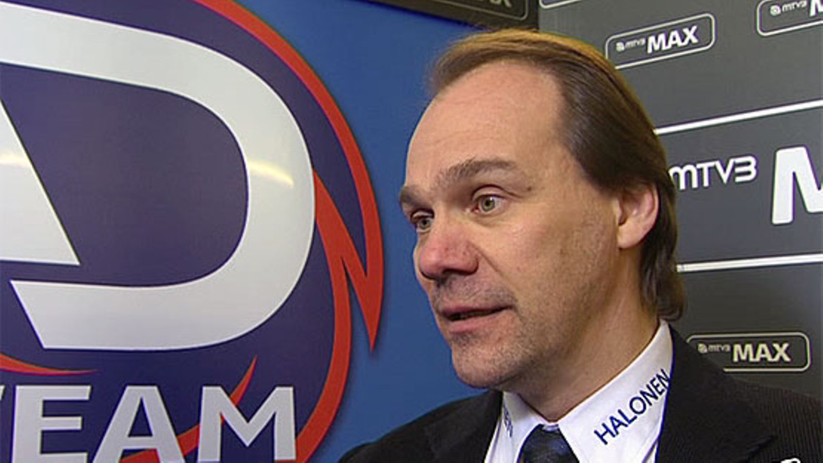 D Teamin Jukka Ahvenjärvi. Kuva: MTV3.
