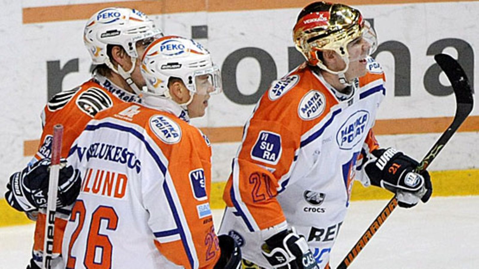 Tapparan Niclas Lucenius, Jonas Enlund, Jori Lehterä, kuva:  Heikki Saukkomaa  / LEhtikuva