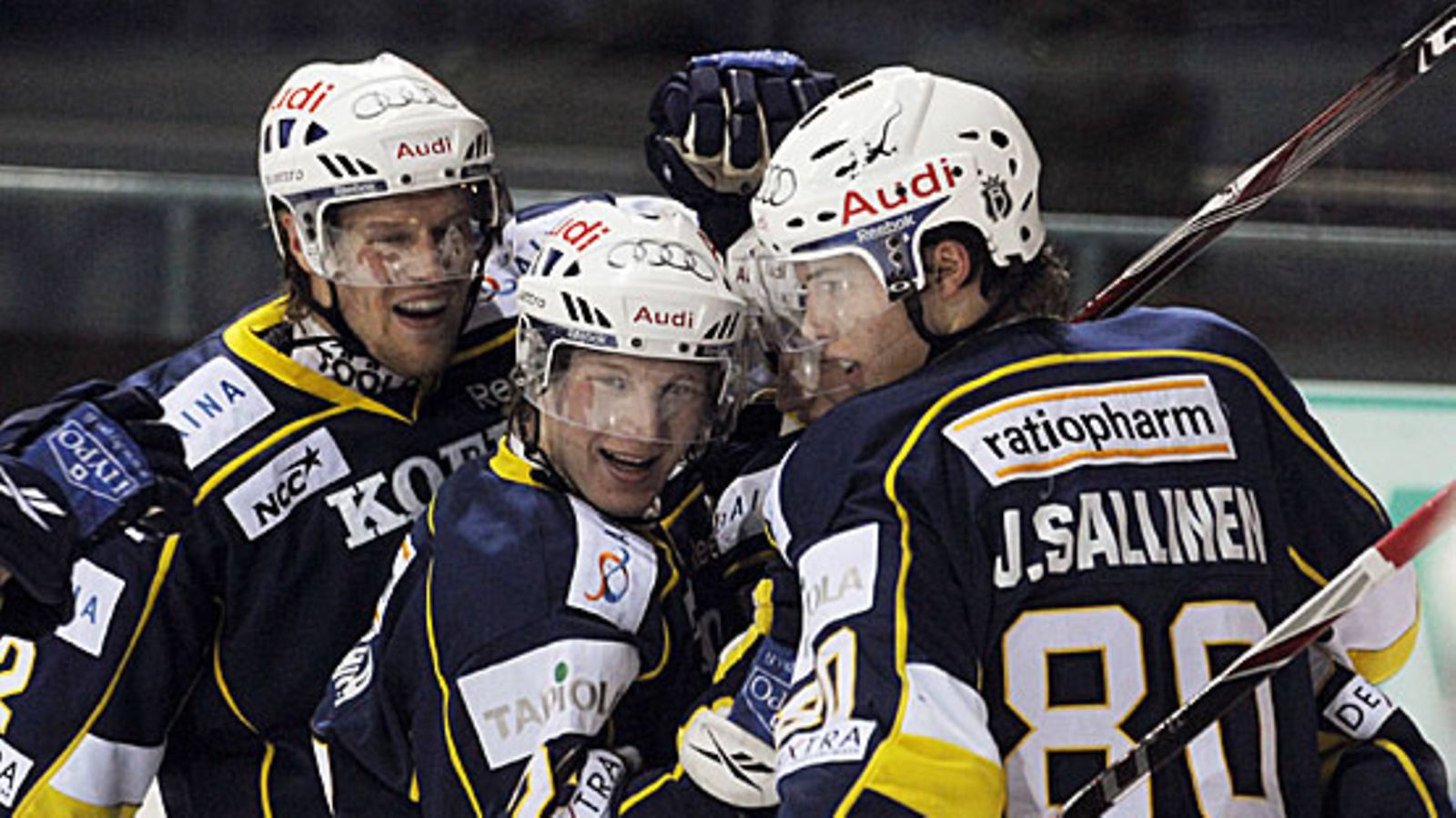 Oskari Korpikari, Toni Kähkönen, Jere Sallinen, kuva:Lehtikuva/Markku Ulander