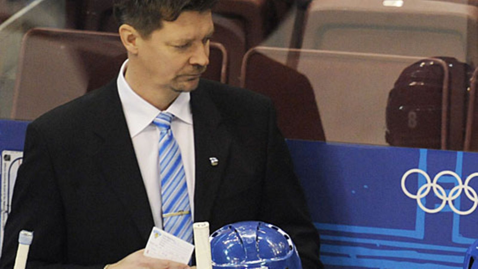 Jukka Jalonen ja Teemu Selänne, kuva: Martti Kainulainen / Lehtikuva