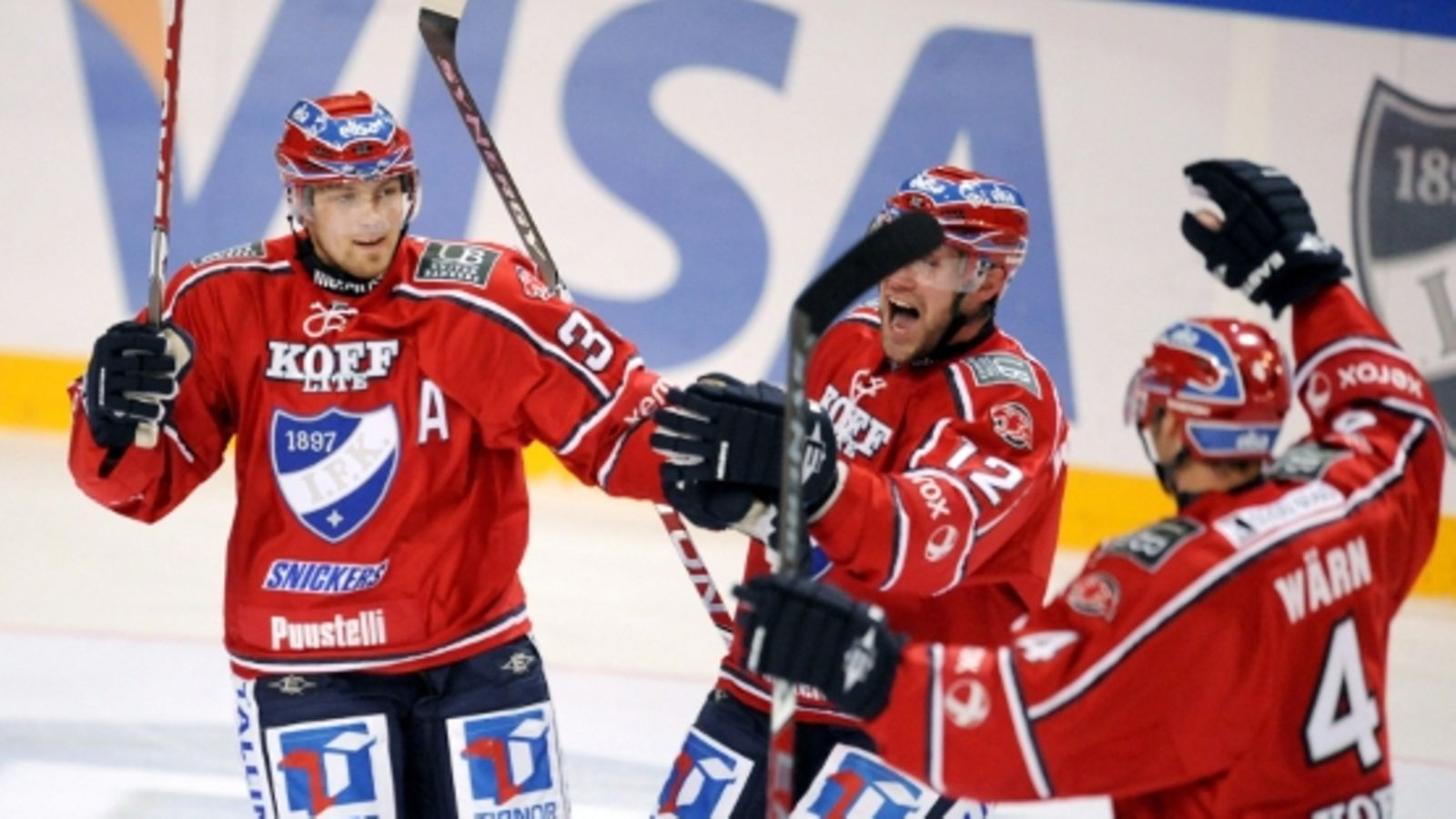 HIFK juhlii maalia, kuva: Martti Kainulainen/Lehtikuva