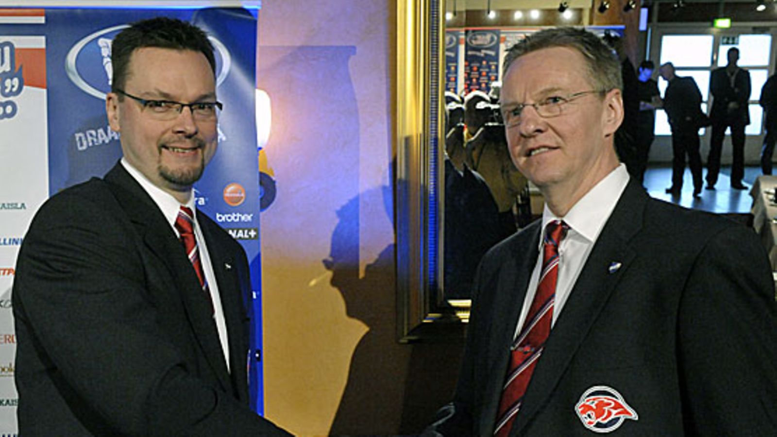 Tom Nybondas ja Kari Jalonen vuonna 2008. Kuva: Markku Ulander/LEHTIKUVA.