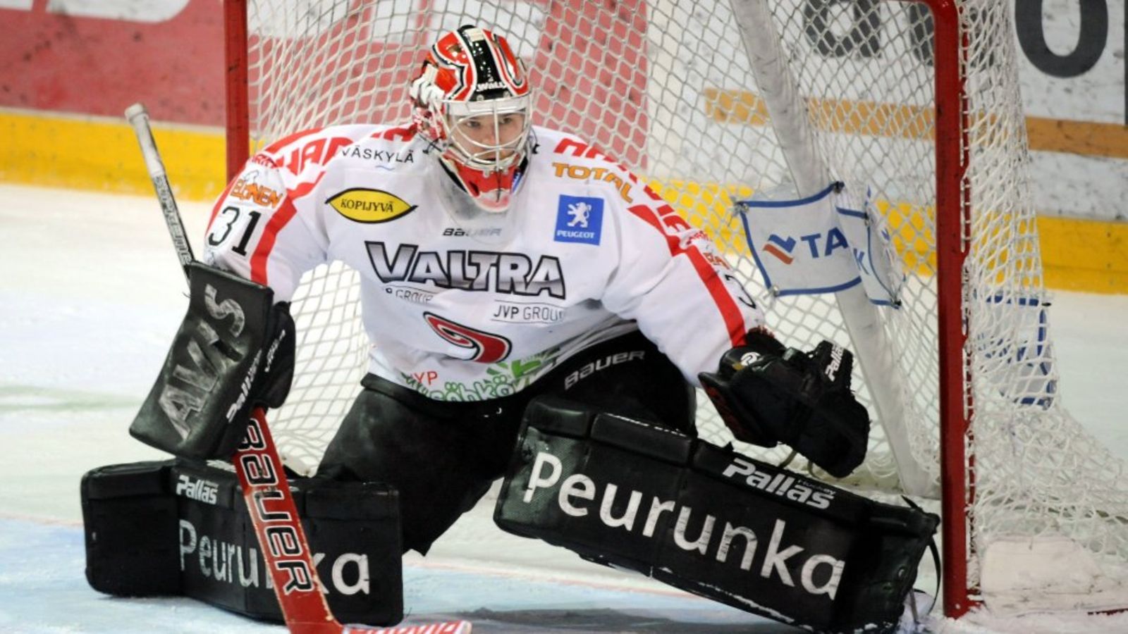 JYPn maalivahti Riku Helenius. Kuva: Lehtikuva