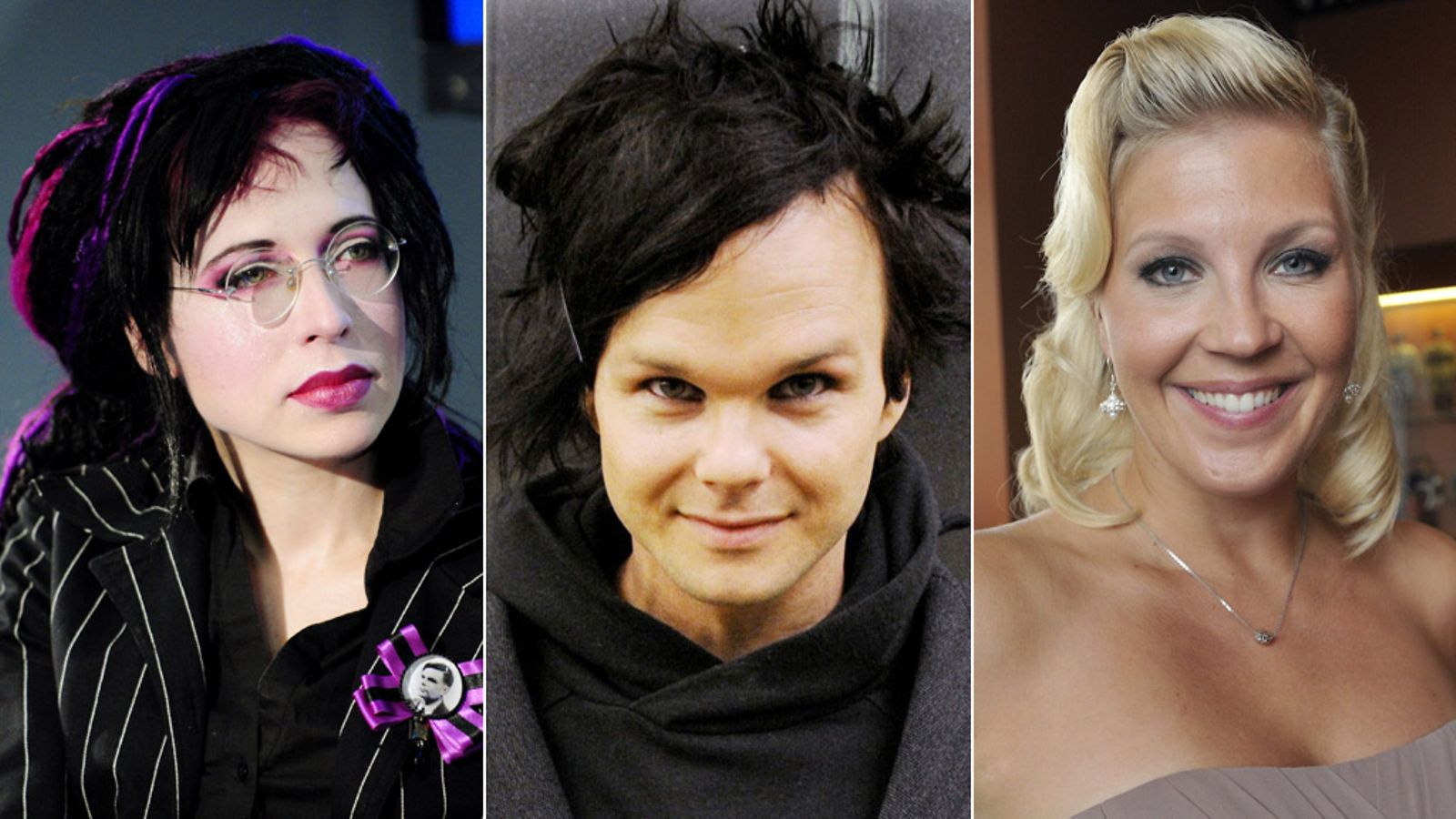 Sofi Oksanen, Lauri Ylönen ja Vappu Pimiä