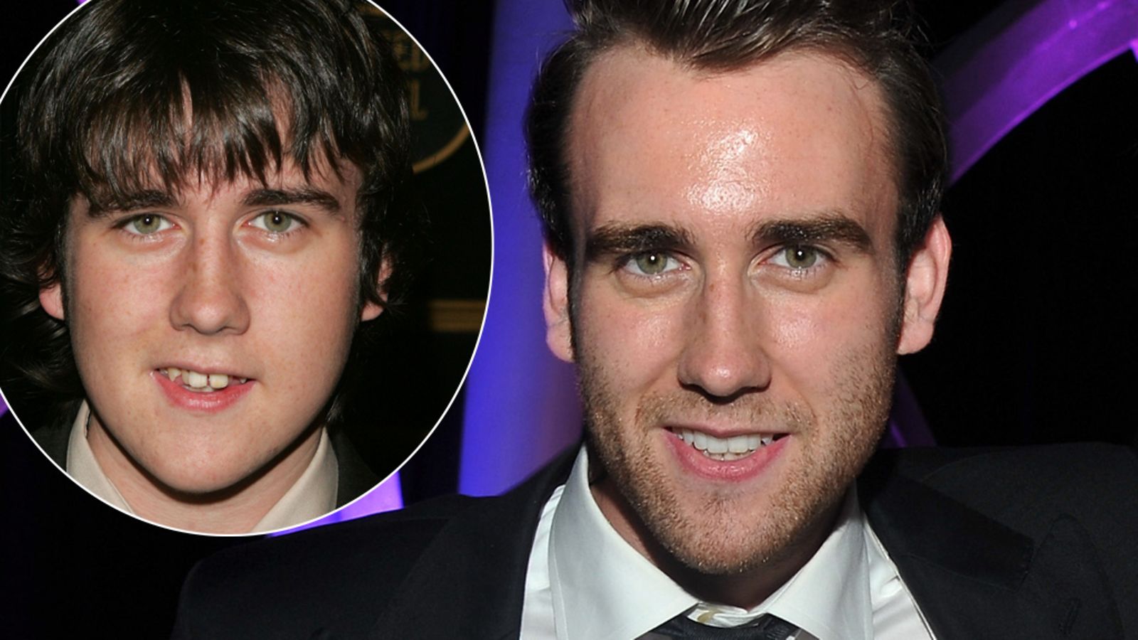 Matthew Lewis on muuttunut muutamassa vuodessa komeaksi mieheksi.