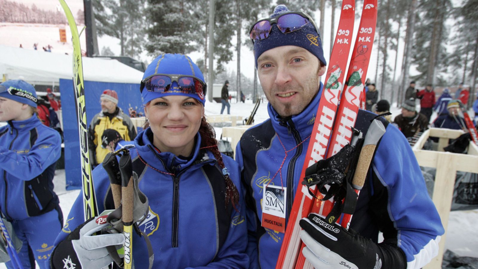 Suvi ja Mika Myllylä vuonna 2005.