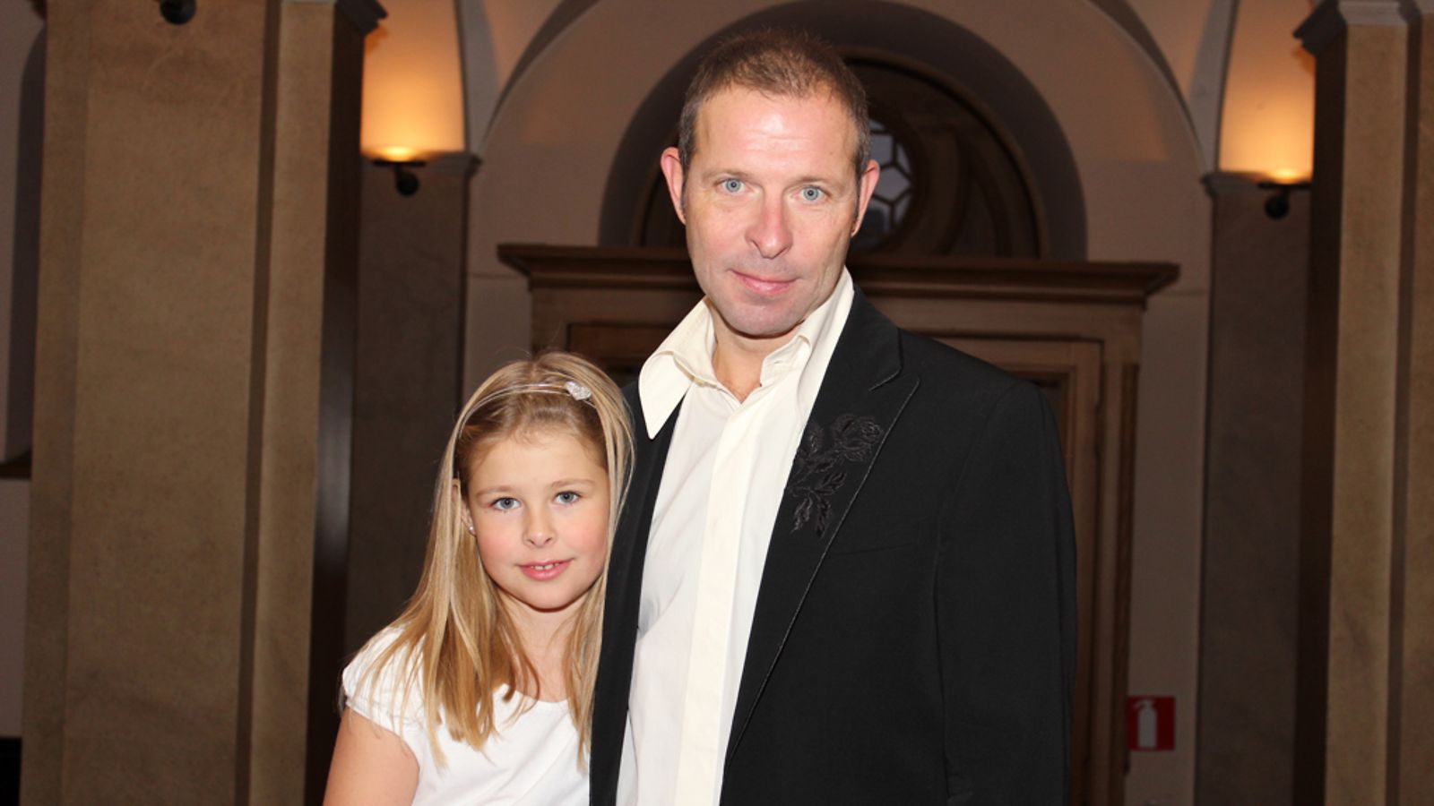 Stefan Lindfors ja tytär Martha