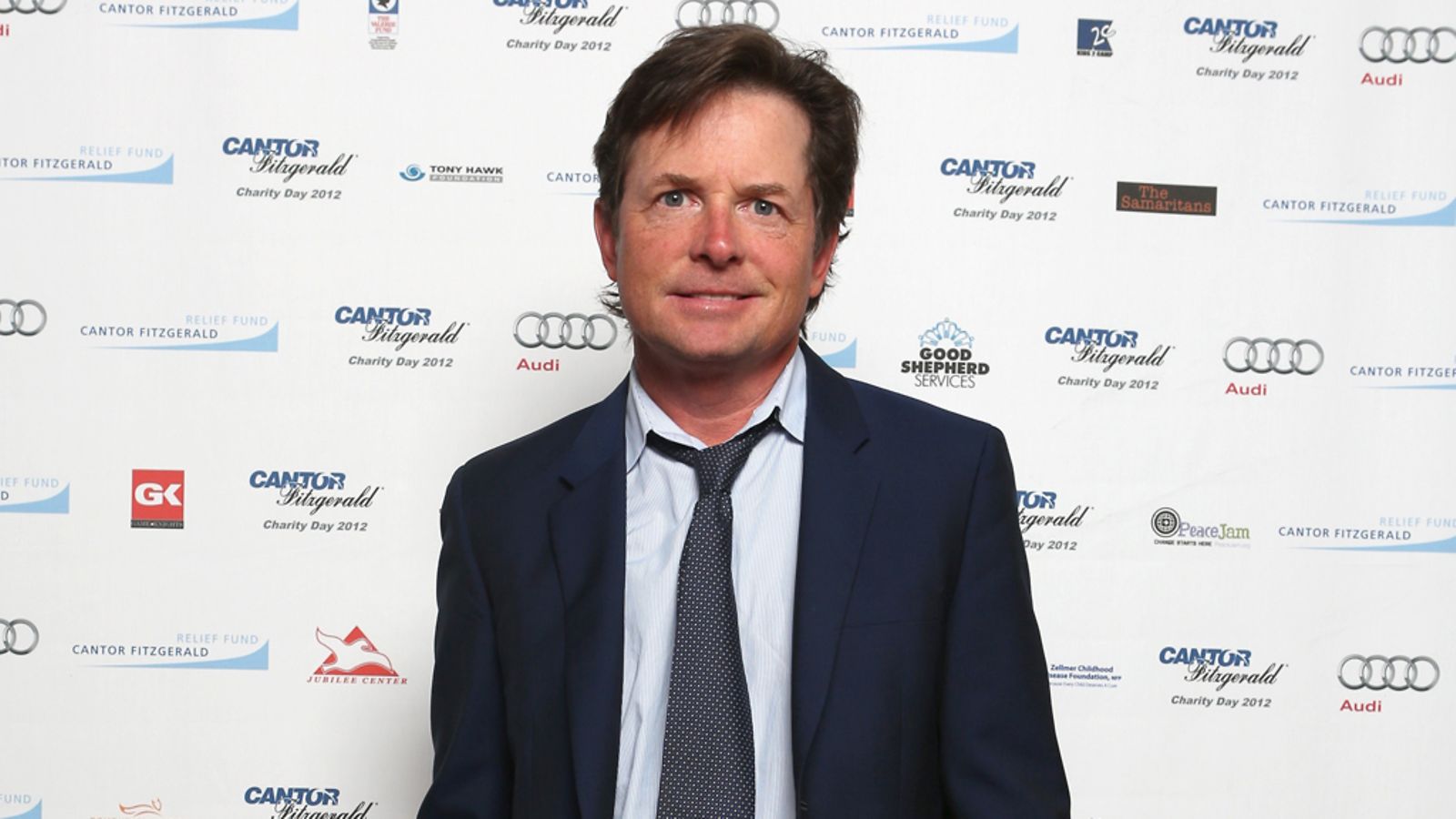 Michael J. Fox hyväntekeväisyystapahtumassa.