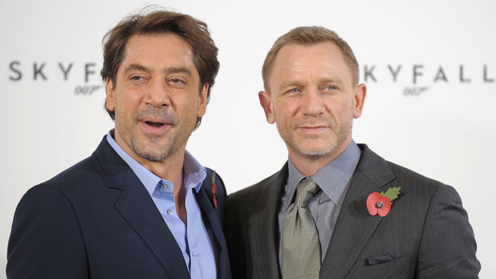 Näyttelijät Javier Bardem ja Daniel Craig.